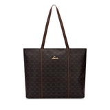 Women's Brown Casual Printed Tote Bag