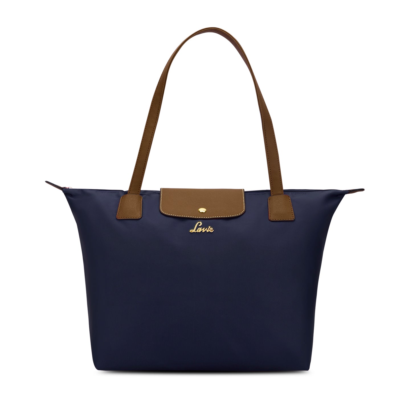 Women's Blue Casual Solid Tote Bag