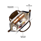 Women's Brown Casual Solid Tote Bag