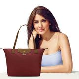 Women's Brown Casual Solid Tote Bag