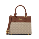 Women's Beige Casual Solid Satchel