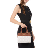 Women's White Casual Solid Satchel