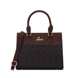 Women's Brown Casual Solid Satchel