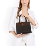 Women's Brown Casual Solid Satchel