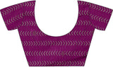 Women's Chiffon Multicolor Printed Designer Saree with Blouse Piece