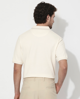 Men's Yellow Casual Regular Fit Solid Half Sleeves Polo Tshirt