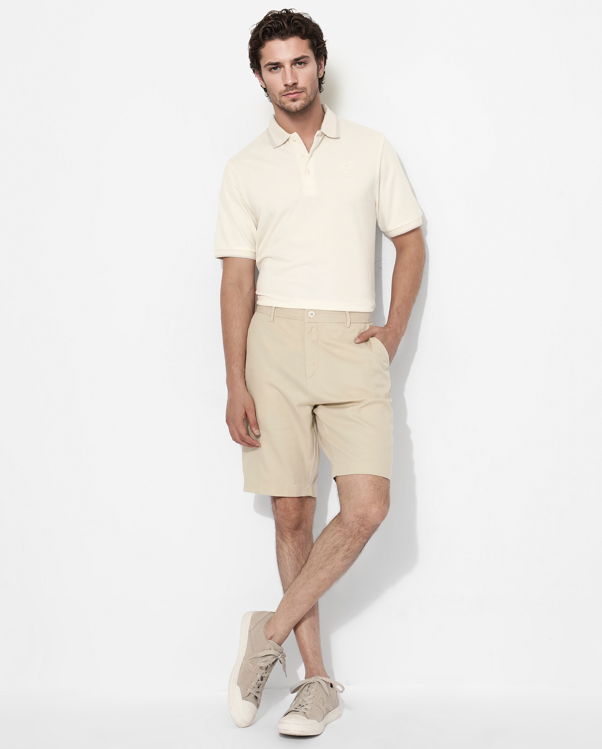 Men's Yellow Casual Regular Fit Solid Half Sleeves Polo Tshirt
