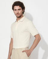 Men's Yellow Casual Regular Fit Solid Half Sleeves Polo Tshirt