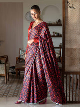 Women's Multicolor Modal Viscose Saree