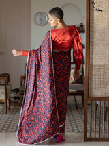 Women's Multicolor Modal Viscose Saree