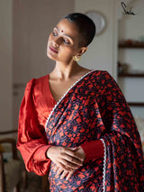 Women's Multicolor Modal Viscose Saree