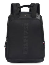 Unisex Black Casual Solid Backpack