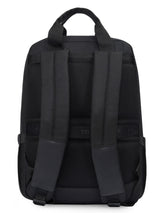 Unisex Black Casual Solid Backpack
