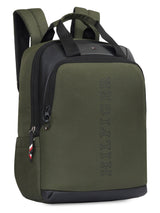 Unisex Olive Casual Solid Backpack