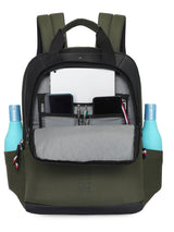 Unisex Olive Casual Solid Backpack
