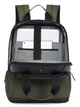 Unisex Olive Casual Solid Backpack