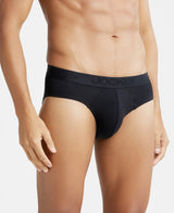 Men's Black Modal Cotton Stretch Brief