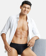 Men's Black Modal Cotton Stretch Brief
