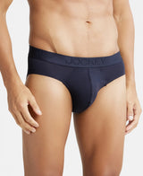 Men's Navy Modal Cotton Stretch Brief