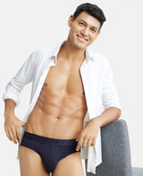 Men's Navy Modal Cotton Stretch Brief
