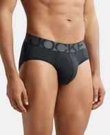 Men's Black Tactel Microfiber Stretch Brief