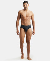 Men's Black Tactel Microfiber Stretch Brief