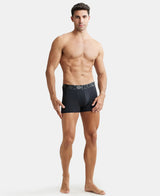 Men's Black Tactel Microfiber Stretch Trunk