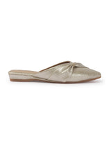 Women's Gold Casual Slip-On Flats