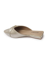 Women's Gold Casual Slip-On Flats