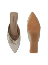 Women's Gold Casual Slip-On Flats