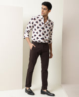 Men's Multicolor Casual Regular Fit Printed Full Sleeves Shirt
