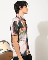 Men's Multicolor Casual Regular Fit Printed Half Sleeves Shirt