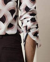 Men's Multicolor Casual Regular Fit Printed Full Sleeves Shirt
