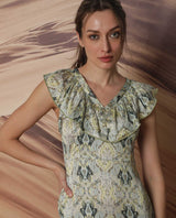 Women's White Casual Sleeveless Dress