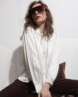 Women's White Casual Full Sleeves Top