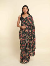 Women's Multicolor Liva Saree