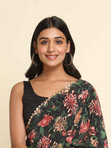 Women's Multicolor Liva Saree