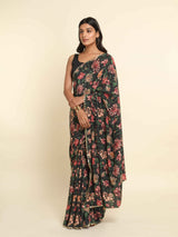 Women's Multicolor Liva Saree