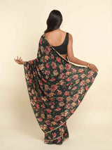 Women's Multicolor Liva Saree