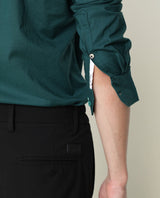Men's Blue Formal Regular Fit Solid Full Sleeves Shirt