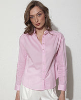 Women's Purple Casual Full Sleeves Shirt