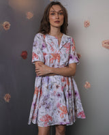 Women's Multicolor Casual Half Sleeves Dress