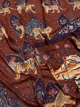 Women's Multicolor Viscose Georgette Saree