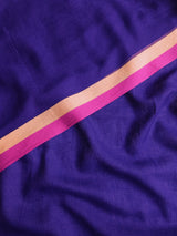 Women's Purple Mul Cotton Saree