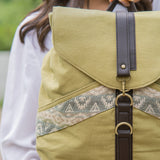 Women's Green Misty Green Unisex Backpack Bag