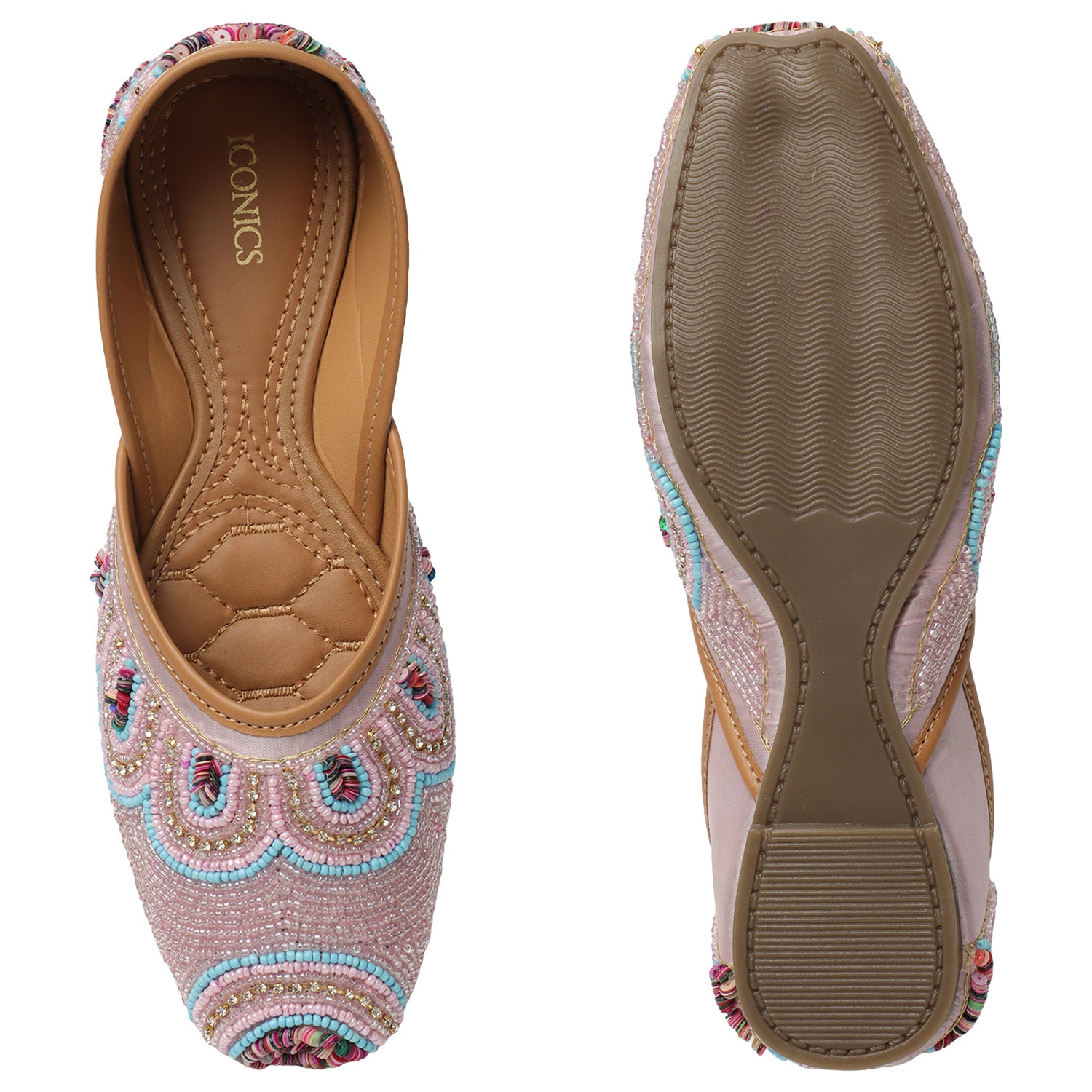 Women's Pink Casual Slip-On Flats
