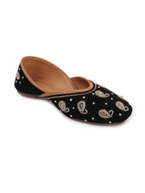 Women's Black Casual Slip-On Flats