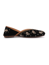 Women's Black Casual Slip-On Flats