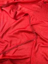 Women's Red Mulberry Silk Saree