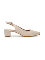 Women's White Casual Strap Heels